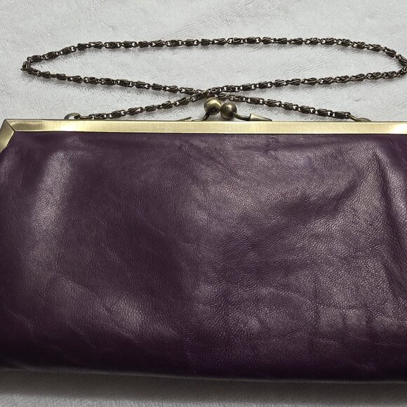 Handbags - Purple Leather Clutch Purse
